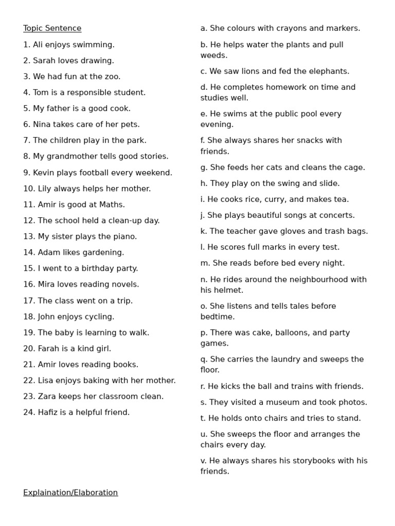 Gist and Supporting Details Worksheet | PDF