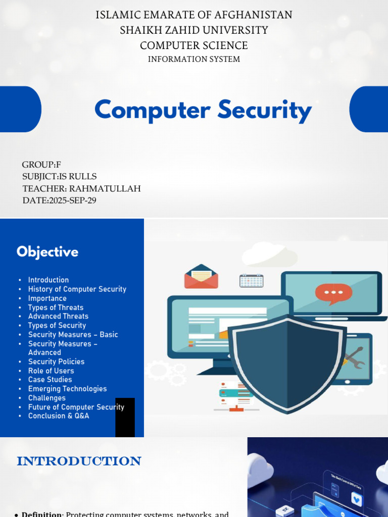 Computer Security | PDF | Security | Computer Security