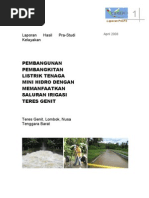 Download Laporan Hasil Pra-Studi Kelayakan Irigasi Teres Genit by Onay Rudy SN100175329 doc pdf