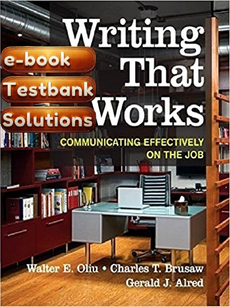 Textbook Testbank Writing That Works Communicating Effectively On The ...