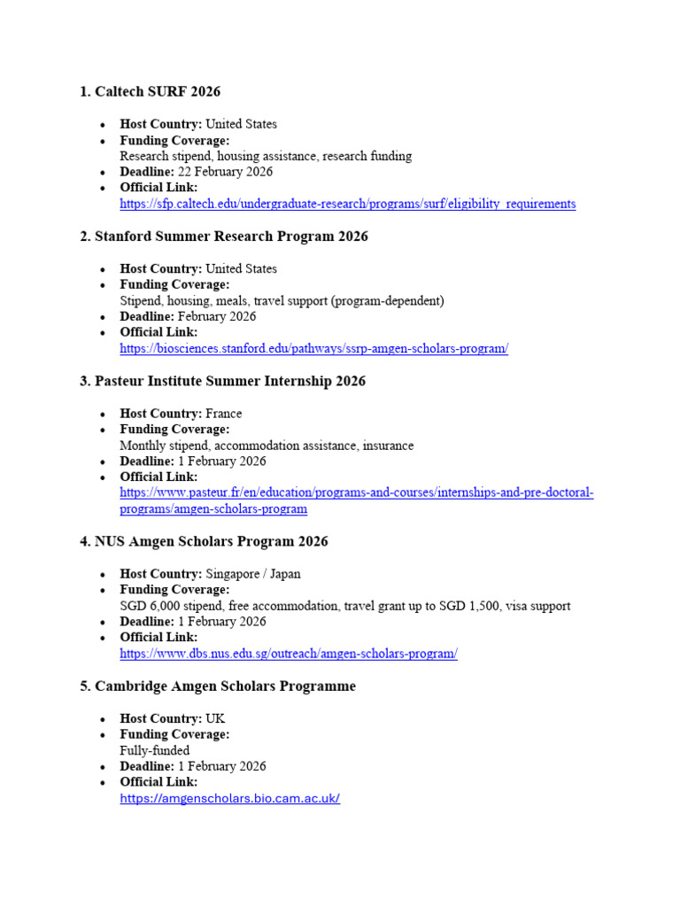International Summer Programs 2026 | PDF | Chess | Chess Openings