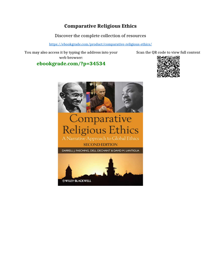 Comparative Religious Ethics Online Version | PDF | Mahayana | Bodhisattva