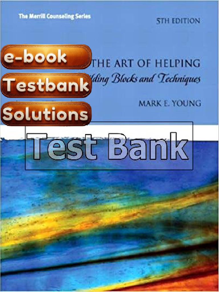 Textbook Testbank Learning The Art of Helping Building Blocks and ...