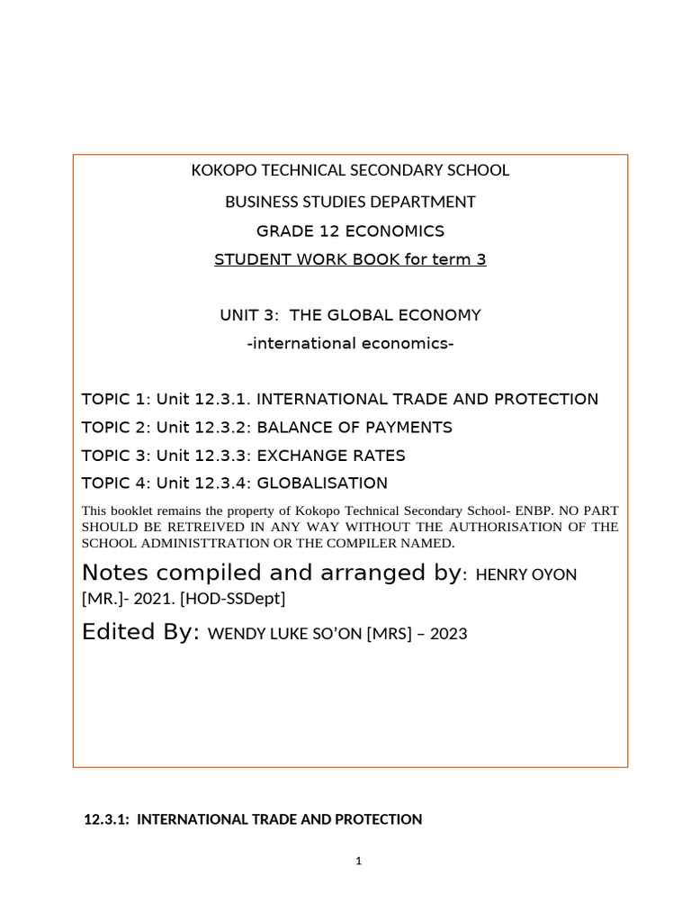 Sdoc 01 27 Si | PDF | Balance Of Payments | Exchange Rate