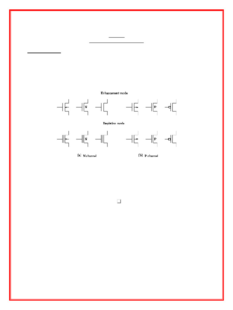 Analog CMOS Circuit Design Notes | PDF | Field Effect Transistor | Mosfet