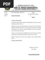 Surat Perhargaan Dan Terima Kasih Atas Sumbangan