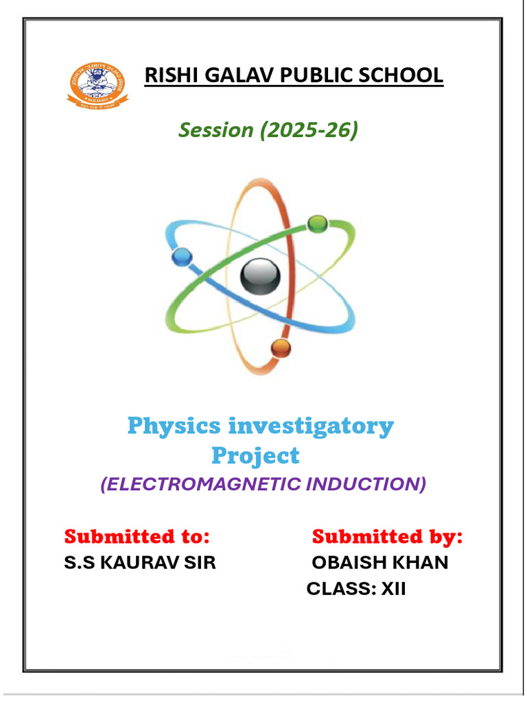 Physics Project File 1 | PDF
