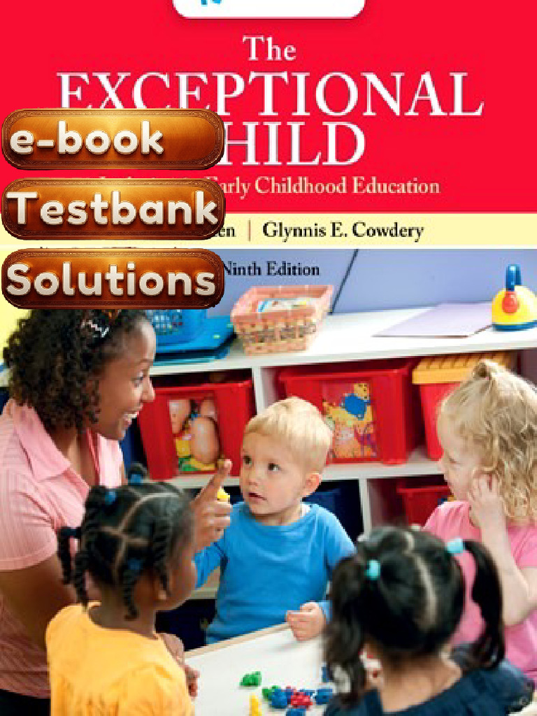 Textbook Testbank The Exceptional Child Inclusion in Early Childhood ...