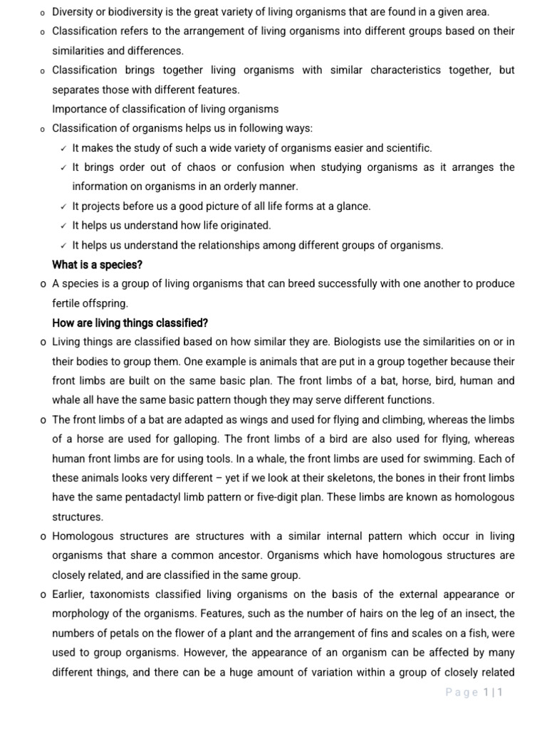 Classificcation Grade 9 | PDF