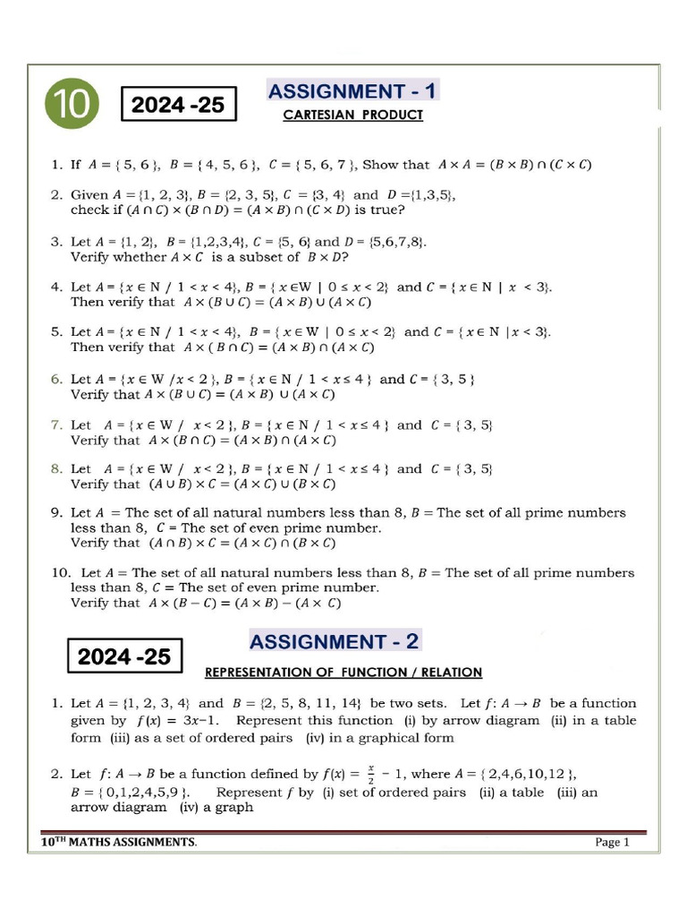10 Maths Imp 5 Marks - em | PDF