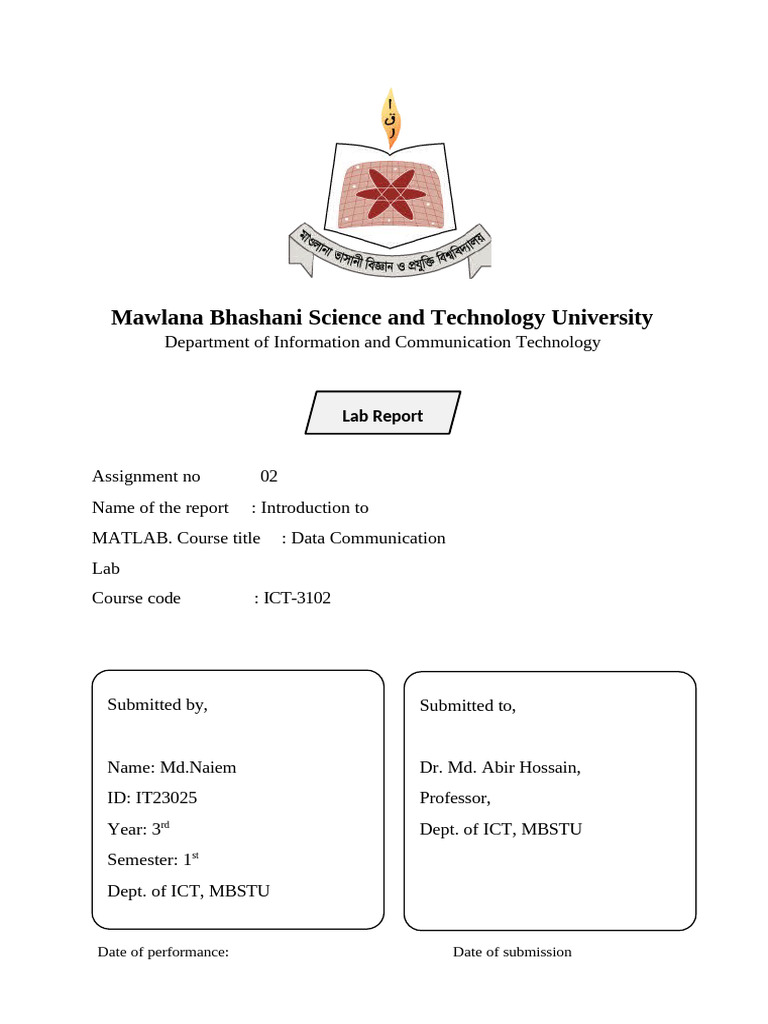 Final Lab Report DC 2 | PDF | Matlab | Computer Science
