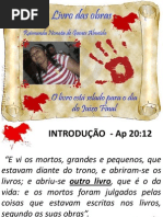 O livro das obras foi selado - Apocalípse 20:12