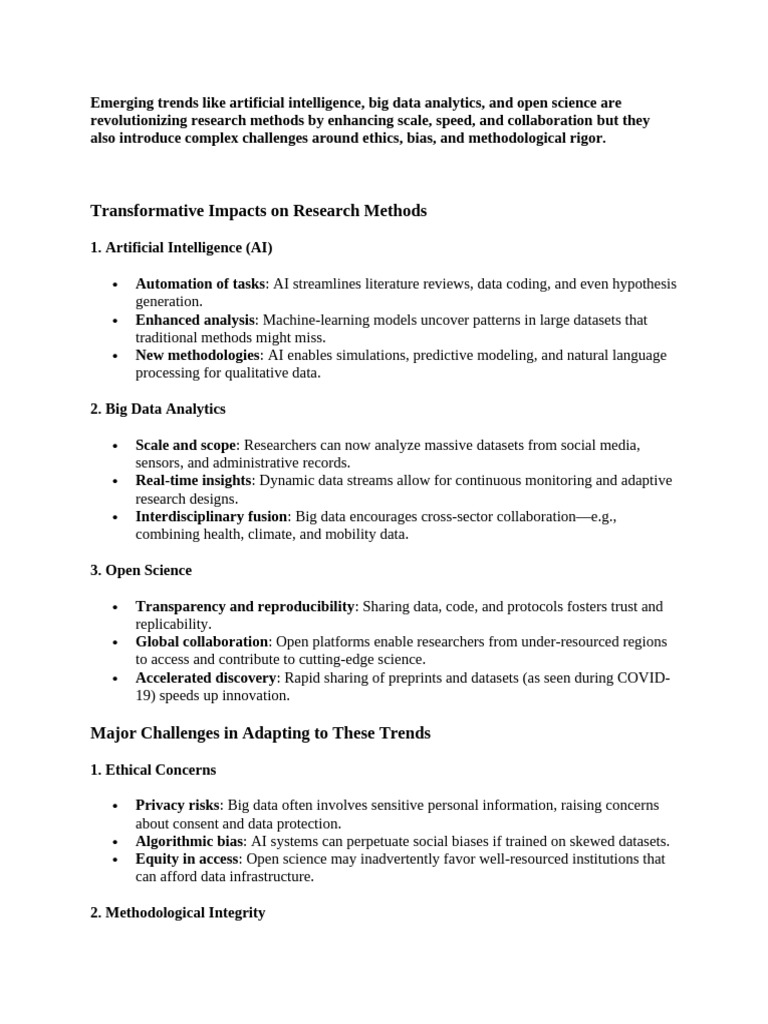 Emerging Trends Like Artificial Intelligence | PDF | Artificial ...