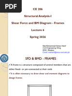 SFD and BMD for Portal Frames Explained | PDF | Bending | Beam (Structure)