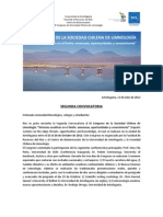 Segunda Convocatoria IX Congreso Chileno de Limnología - Antofagasta 2012