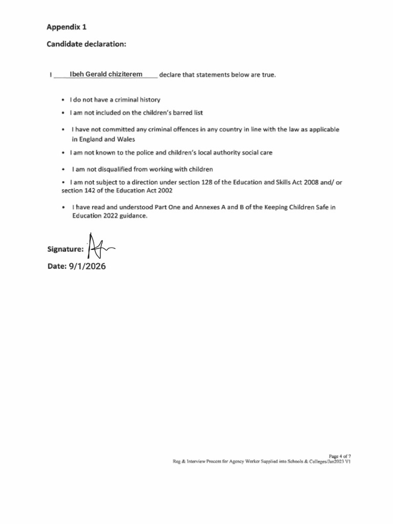 KCSIE - Appendix 1 | PDF