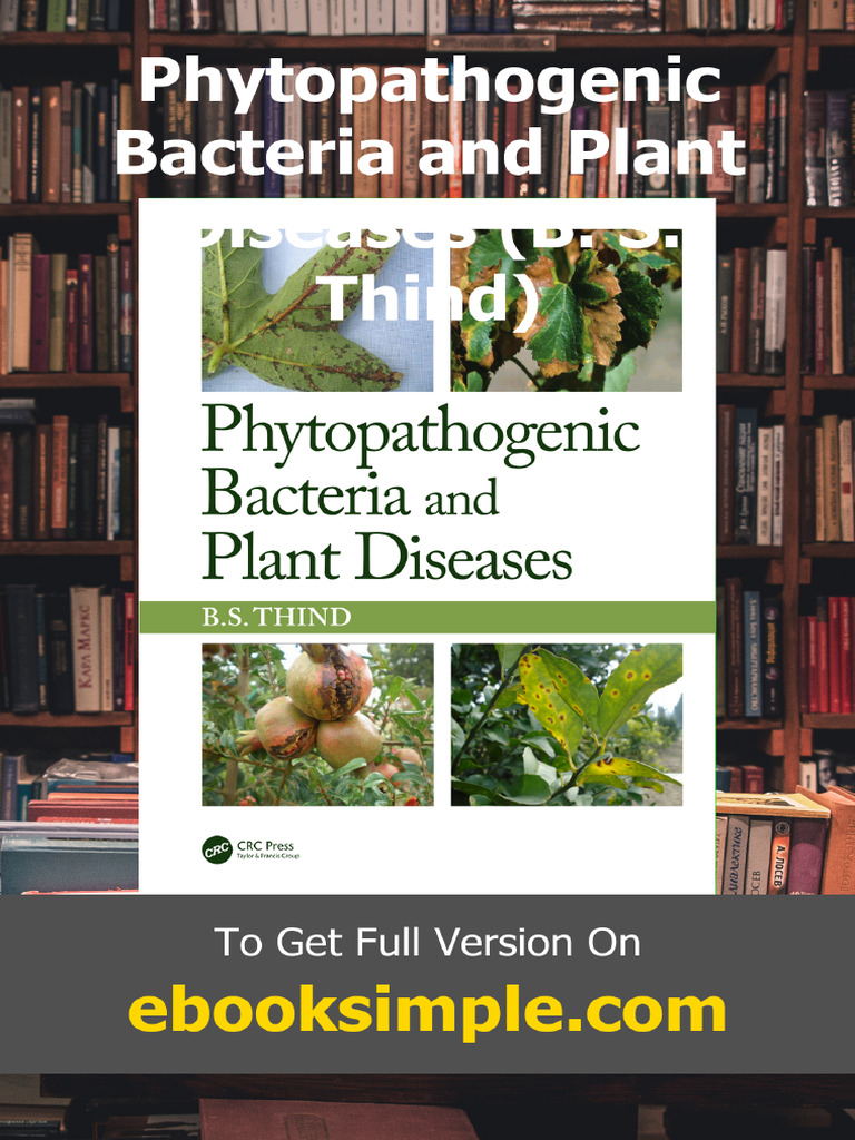 Phytopathogenic Bacteria and Plant Diseases B. S. Thind | PDF ...