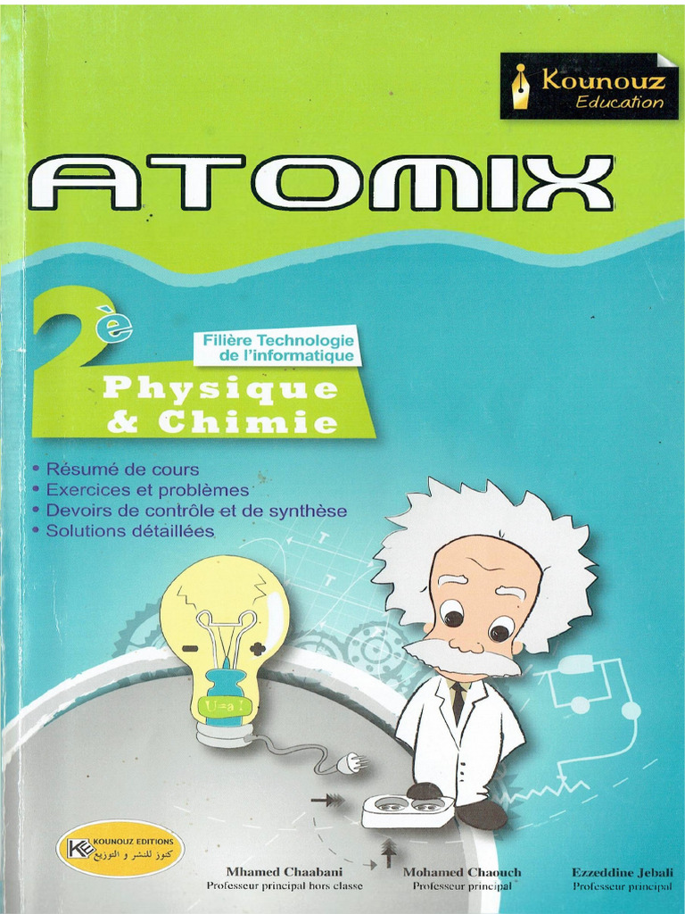 Atomix Physique Chimie 2eme Info - Unknown | PDF | Tension électrique ...
