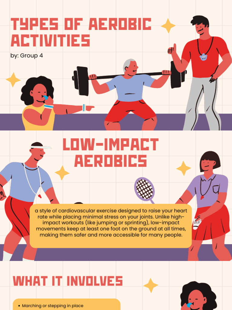 Types of Aerobic Activities | PDF | Physical Fitness | Aerobic Exercise