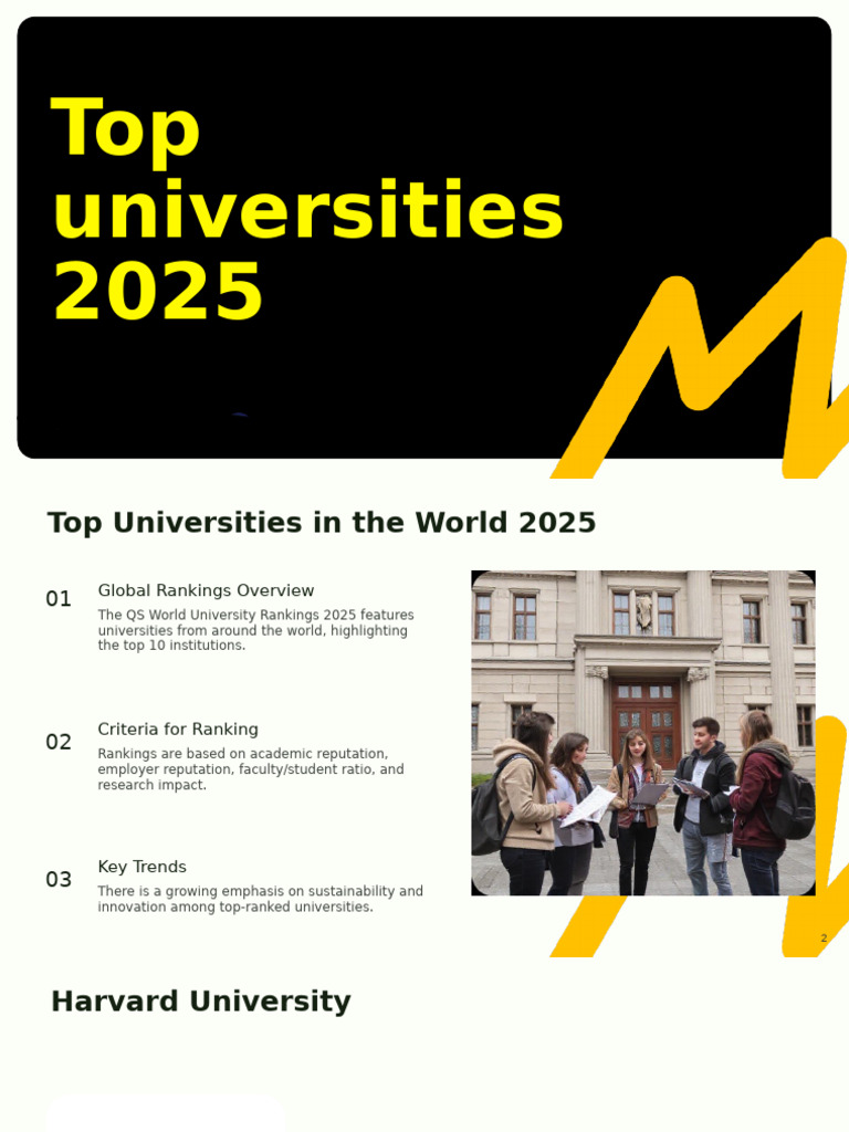 Top Universities 2025 1758827001.0380902 | PDF | Stanford University ...