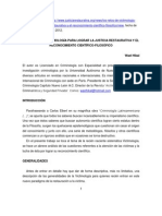 Los Retos de La Victimología para La Justicia Restaurativa