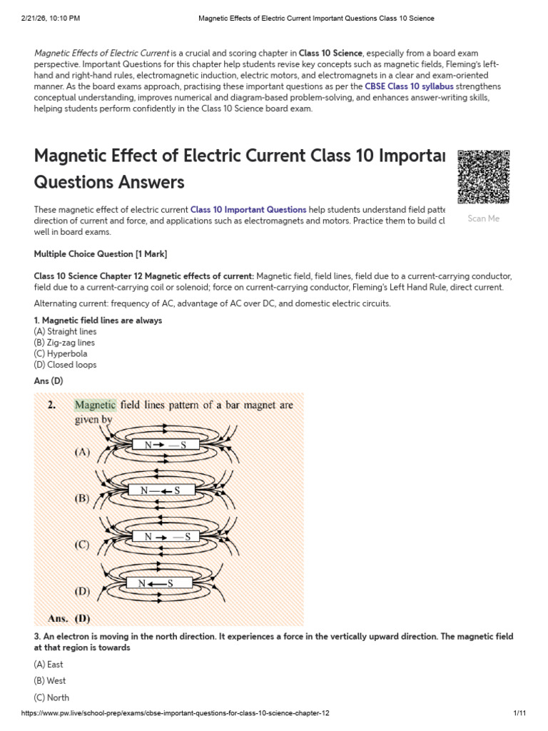 P-11 Imp | PDF | Alternating Current | Magnetic Field