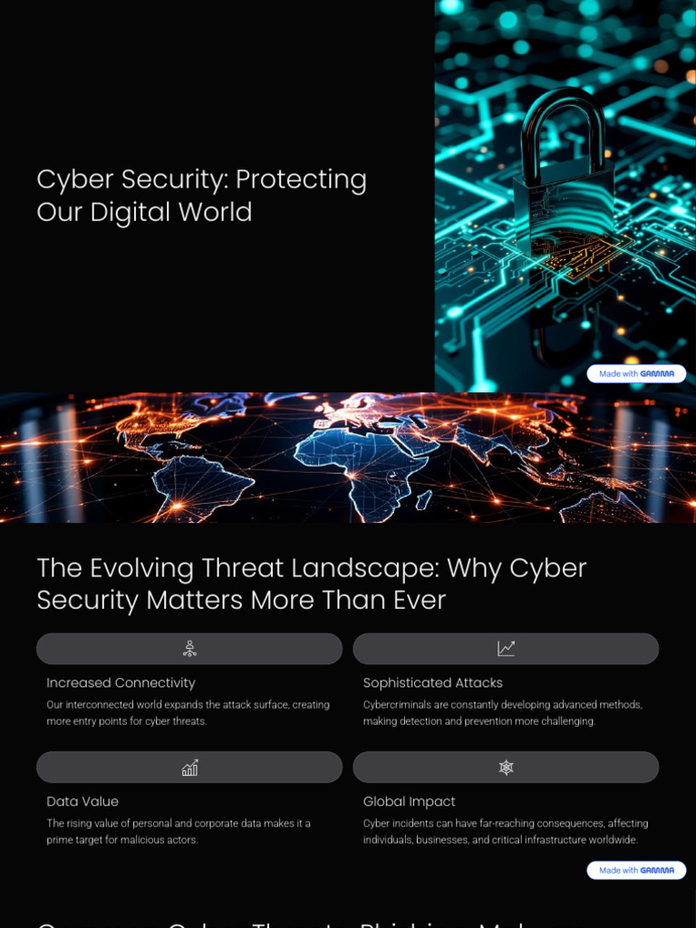 Cyber Security Protecting Our Digital World | PDF | Computer Security ...