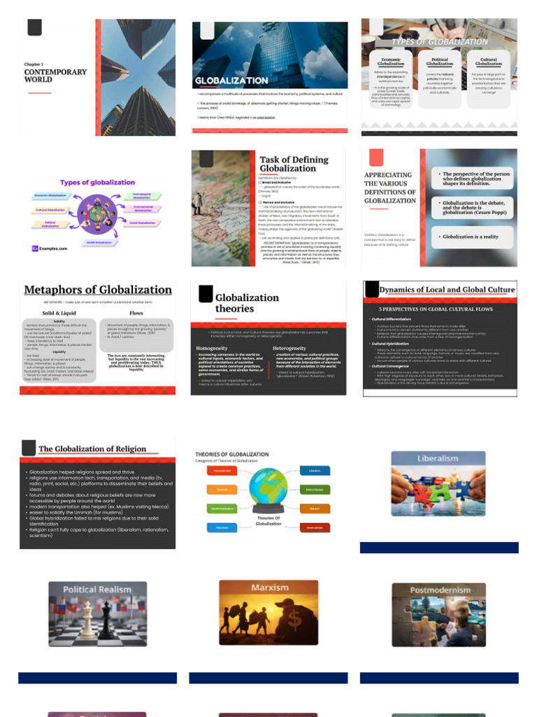 TCW - Chapter 1 - PPT Handout | PDF | Globalization | Economies