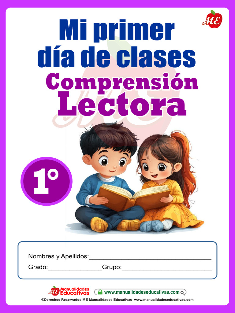 1° Mi Primer Día de Clases Lectura 1° | PDF
