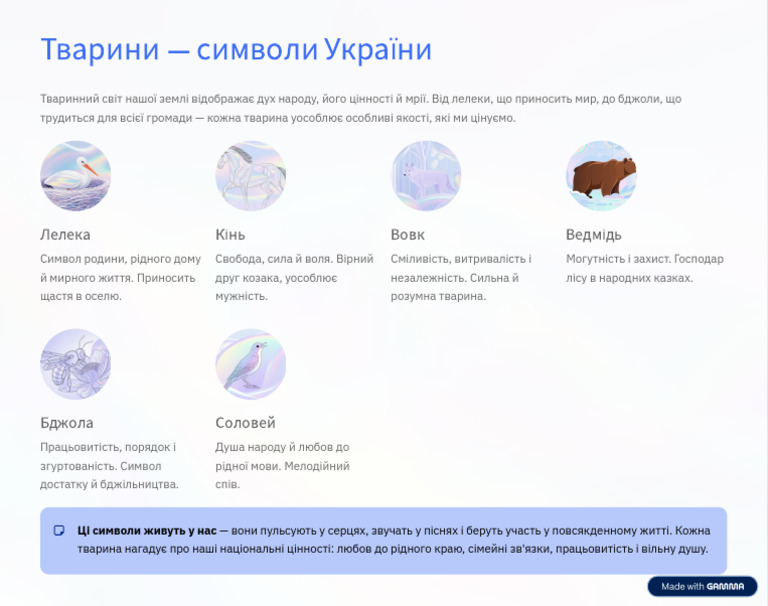 Tvarini Simvoli Ukrayini | PDF
