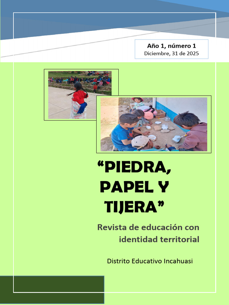 REVISTA PIEDRA, PAPEL Y TIJERA - No - 1 | PDF | Conocimiento | René ...