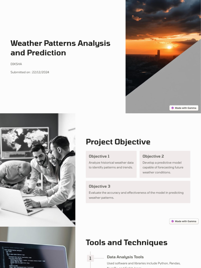 Weather Patterns Analysis and Prediction | PDF