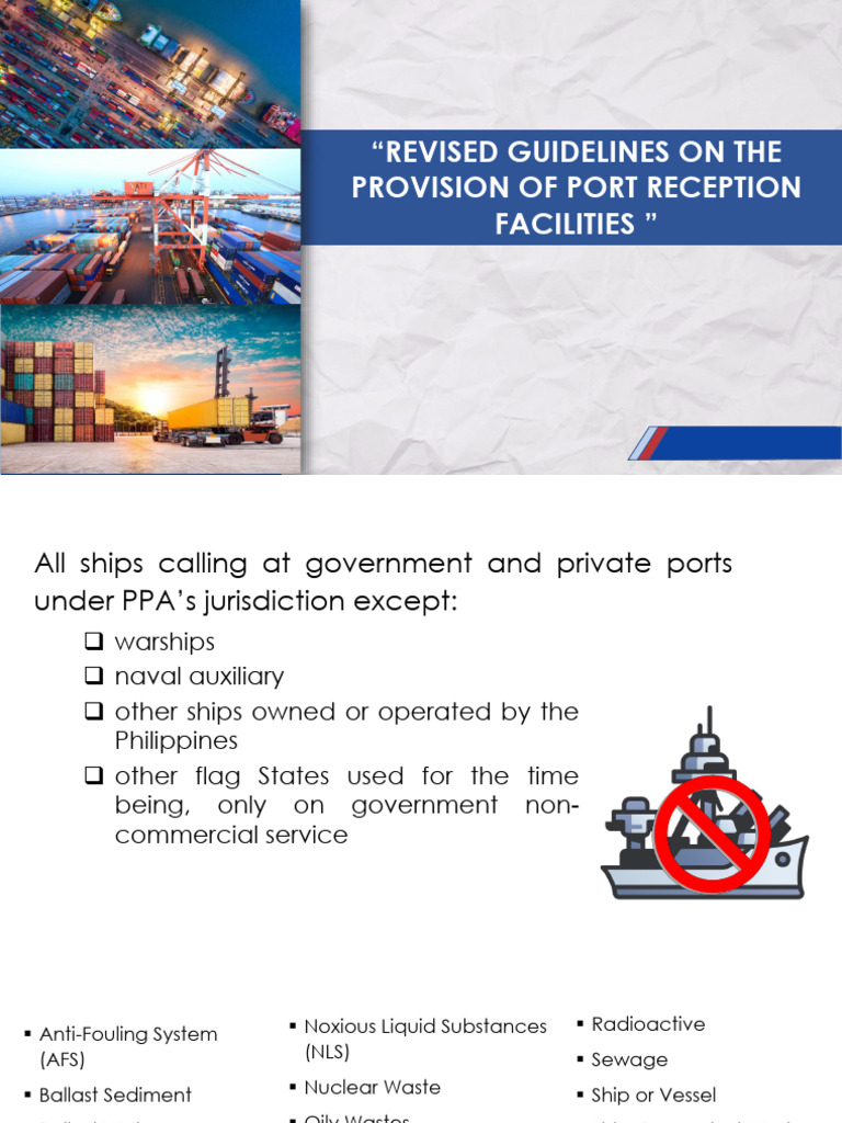 Revised Draft Port SRF Guidelines | PDF | Waste | Waste Management