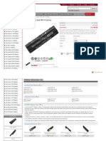 Dell Studio XPS 15 Battery, Dell Laptop Battery