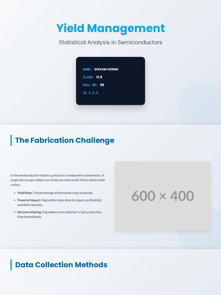 Semiconductor Yield Management Presentation | PDF
