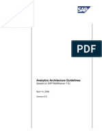 Analytics Architecture Guidelines - SAP NetWeaver7