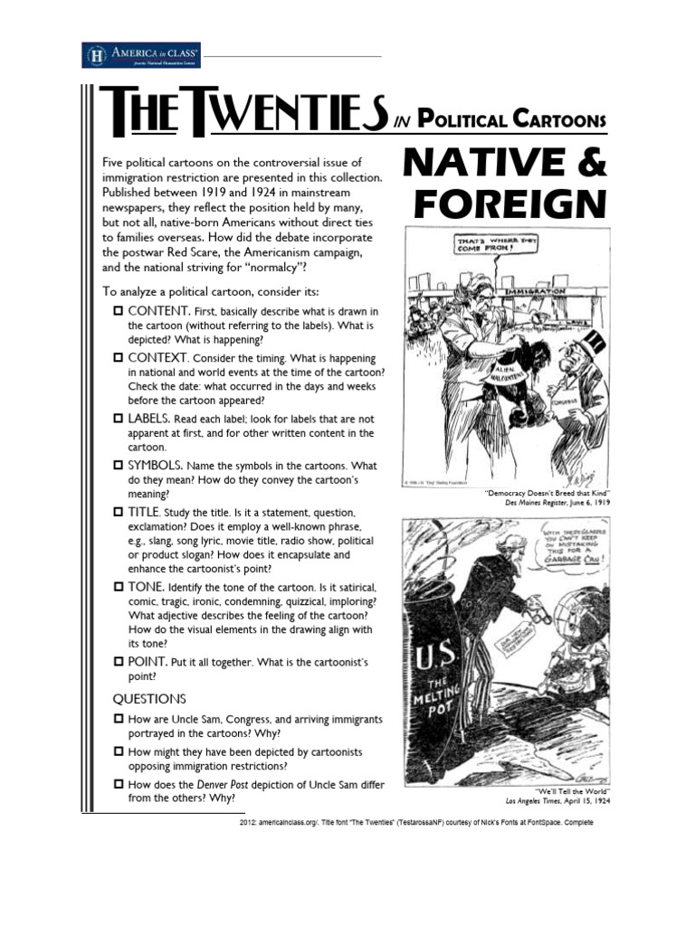 Native and Foreign, Cartoons | PDF | Cartoon