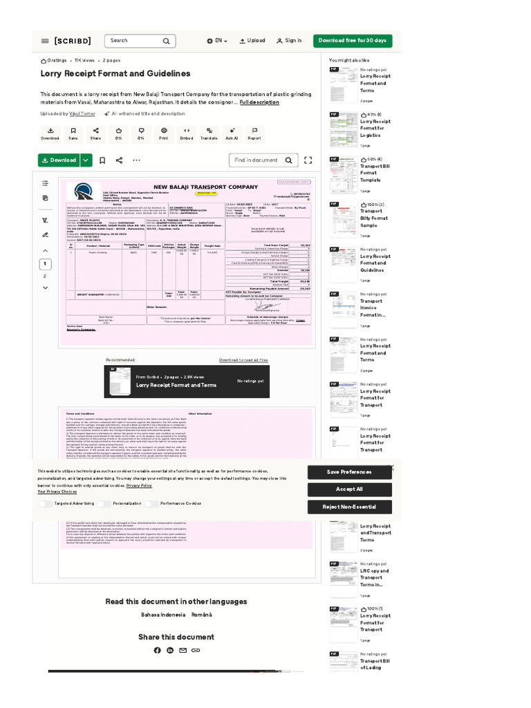 WWW Scribd Com Document 631843142 LR 2477... | PDF | Receipt