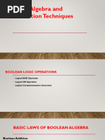 Boolean Expression Reduction Techniques | PDF | Logic | Algebra