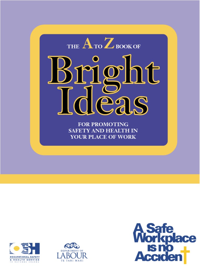 Safety Awareness Ideas PDF