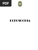 Introducción a la Lofoscopía | PDF | Huella dactilar | Ciencia forense
