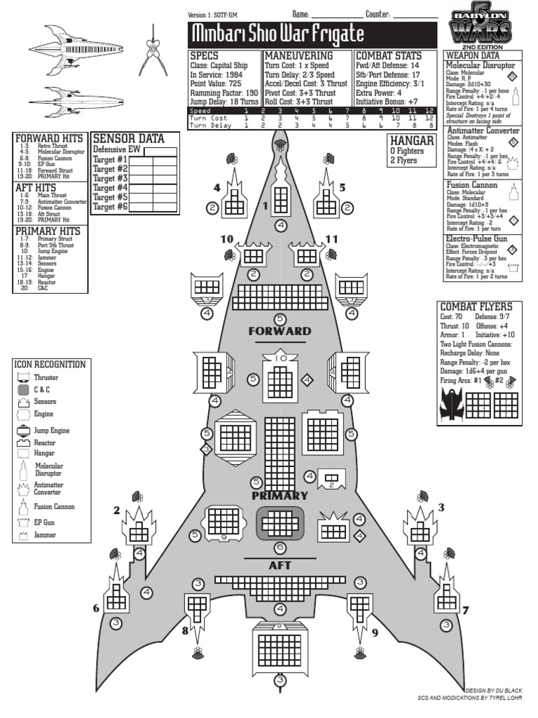Minbari Shio War Frigate | PDF | Naval Ships | Warships