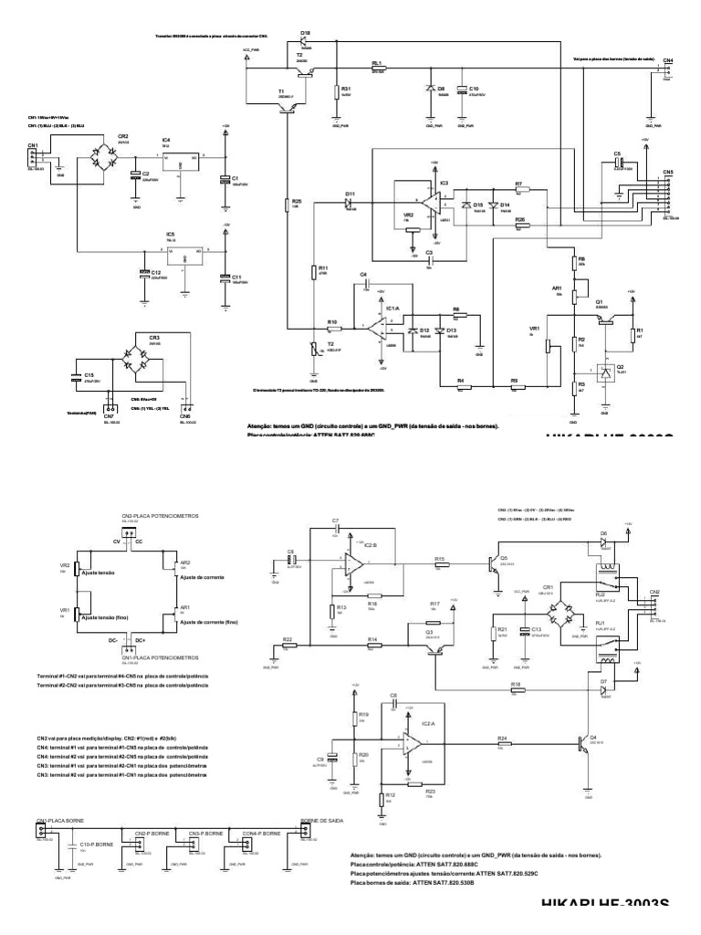 Hikari HF 3003s Fonte Regulavel de Bancada | PDF | Eletricidade