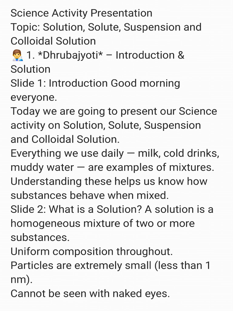 Science Activity | PDF