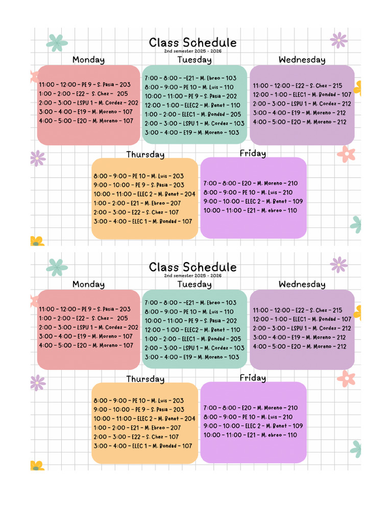 Schedule 25 26 | PDF