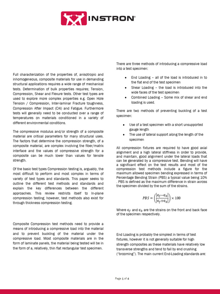 Challenges in Composites Testing | PDF | Composite Material | Strength ...