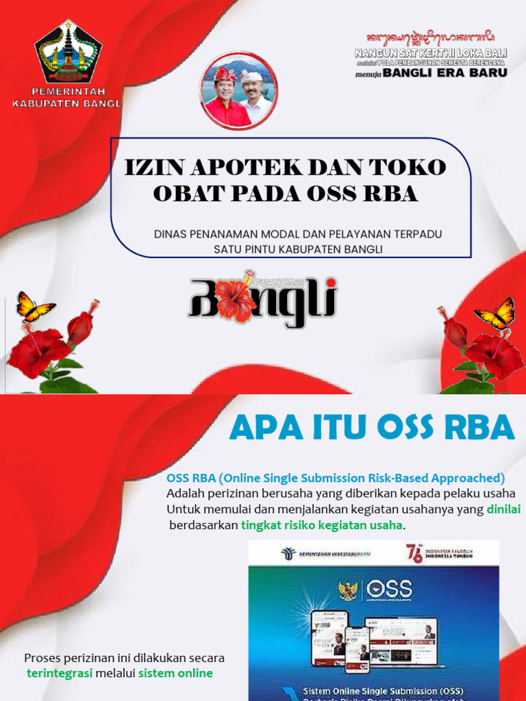 Izin Apotik Melalui Oss Rba | PDF
