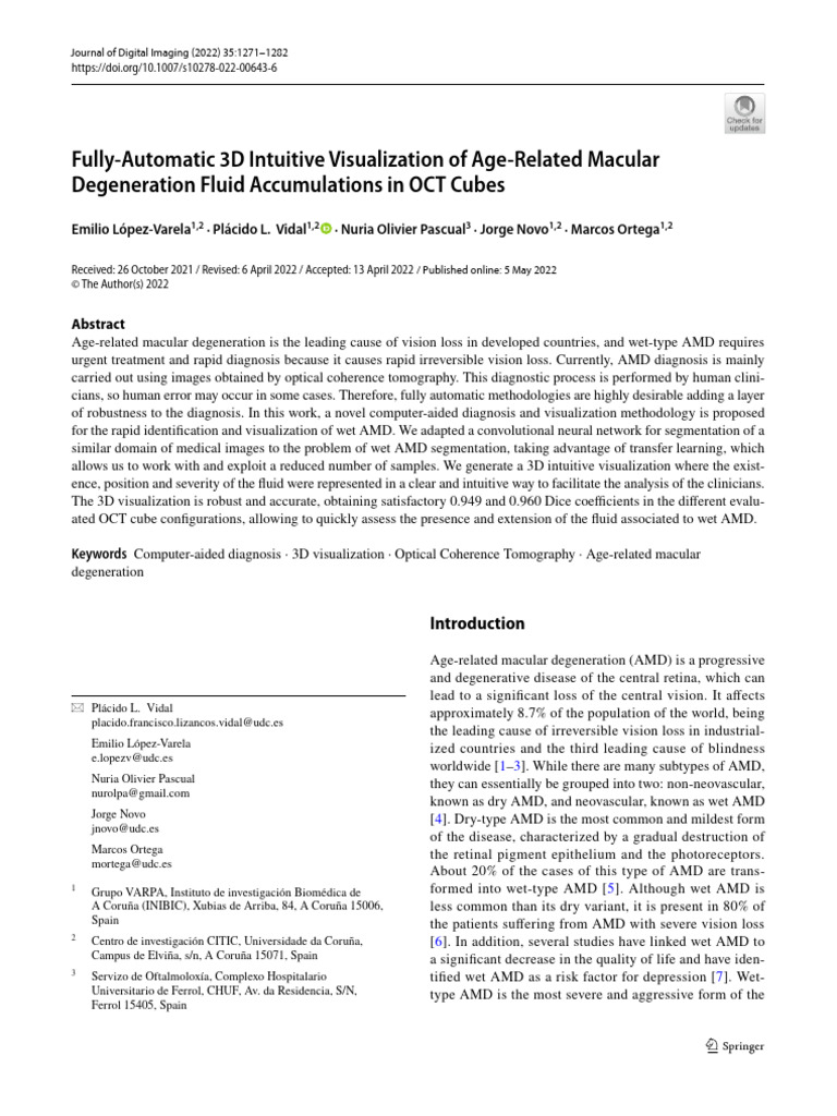 Fully-Automatic 3D Intuitive Visualization of Age | PDF | Image ...