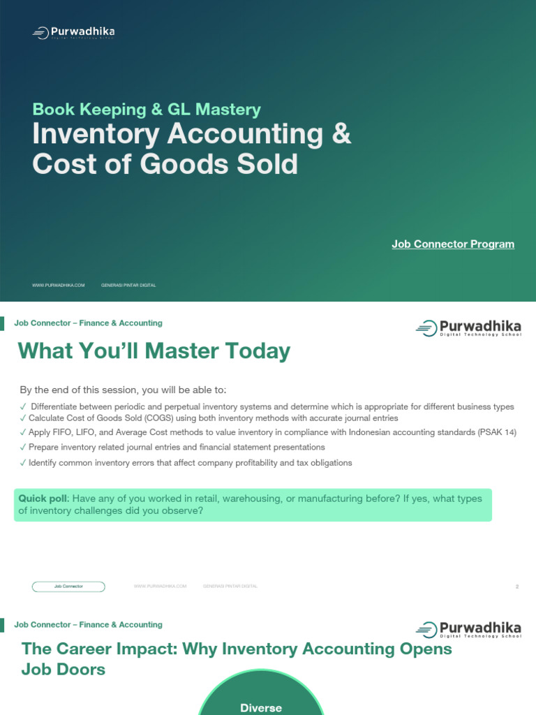 M2S2 Inventory Accounting & COGS | PDF | Inventory | Cost Of Goods Sold