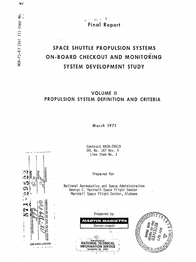 Space Shuttle Propulsion System | PDF | Space Shuttle | Space Rendezvous